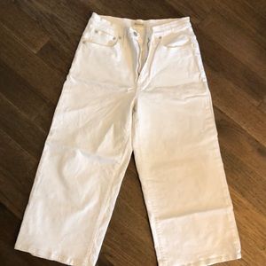 Madewell wide leg crop